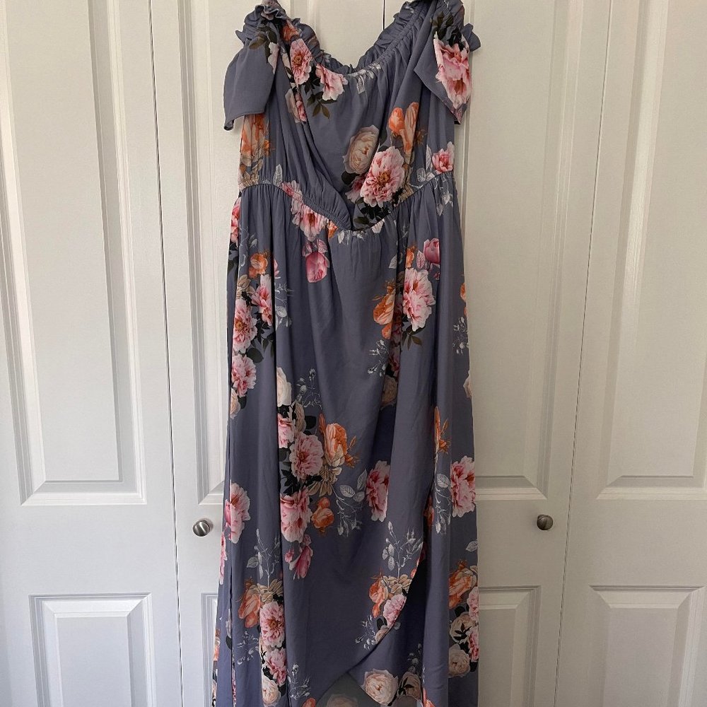 City Chic Plus Size Off the Shoulder Dress